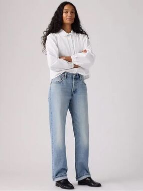 Levi’s 501 90s Selvedge Women's Jeans in Hallowed Hour Selvedge